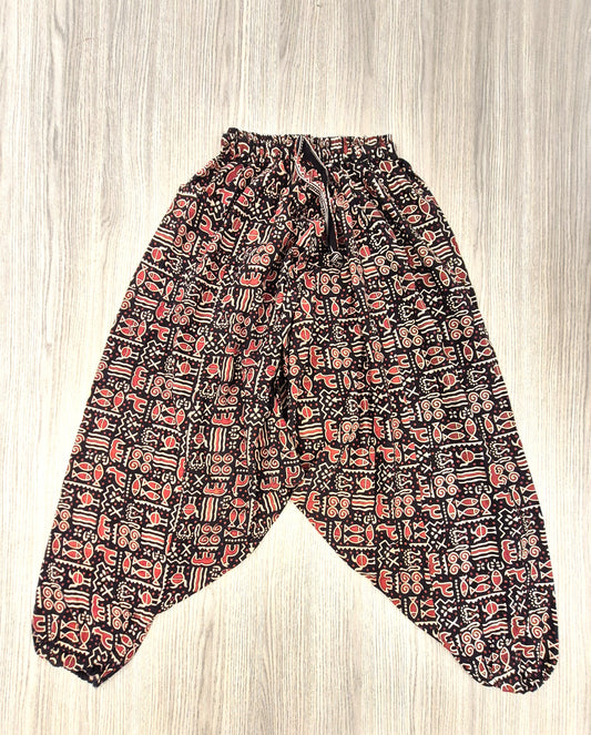 Cotton Printed Harem Pant/Cotton Boho Hippie Casual Oversized Pant