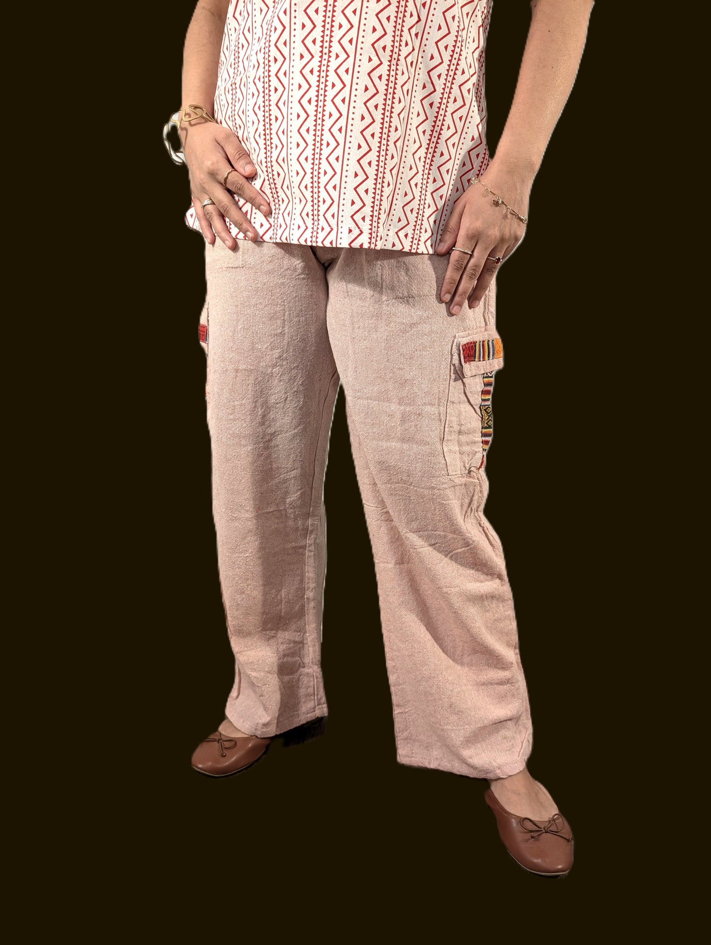 Women’s Cotton Printed Straight Pants