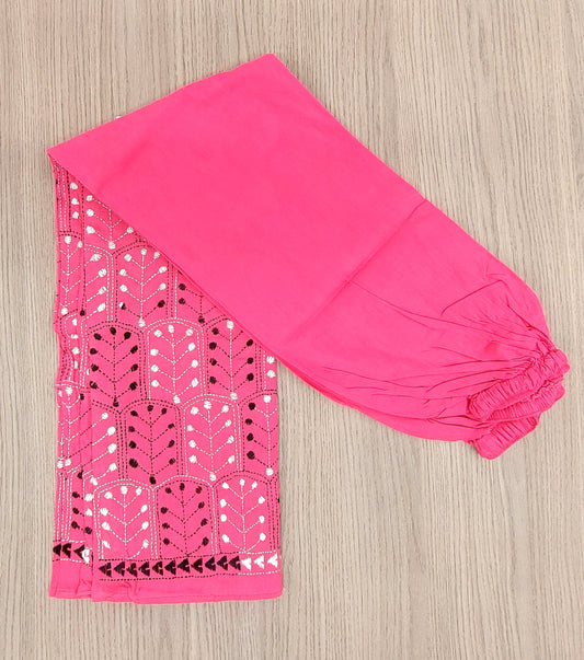 Artisanal Cotton Kantha Stitch Palazzos for Women