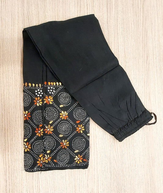 Artisanal Cotton Kantha Stitch Palazzos for Women