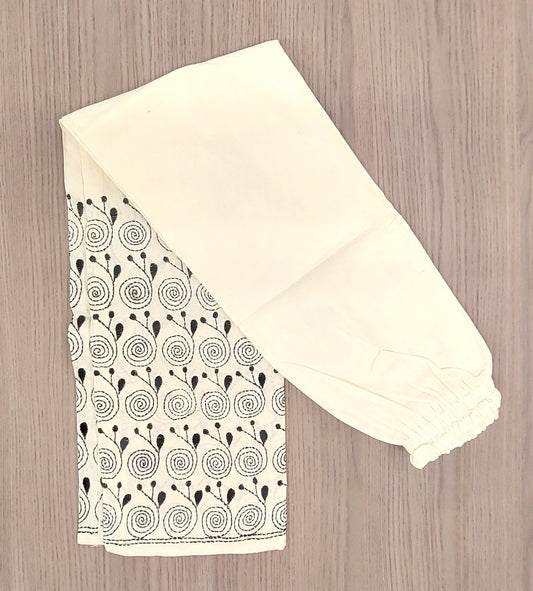 Artisanal Cotton Kantha Stitch Palazzos for Women