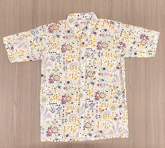 Stylish Printed Cotton Shirt for Men