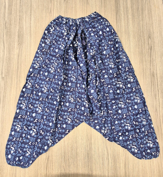 Cotton Printed Harem Pant/Cotton Boho Hippie Casual Oversized Pant