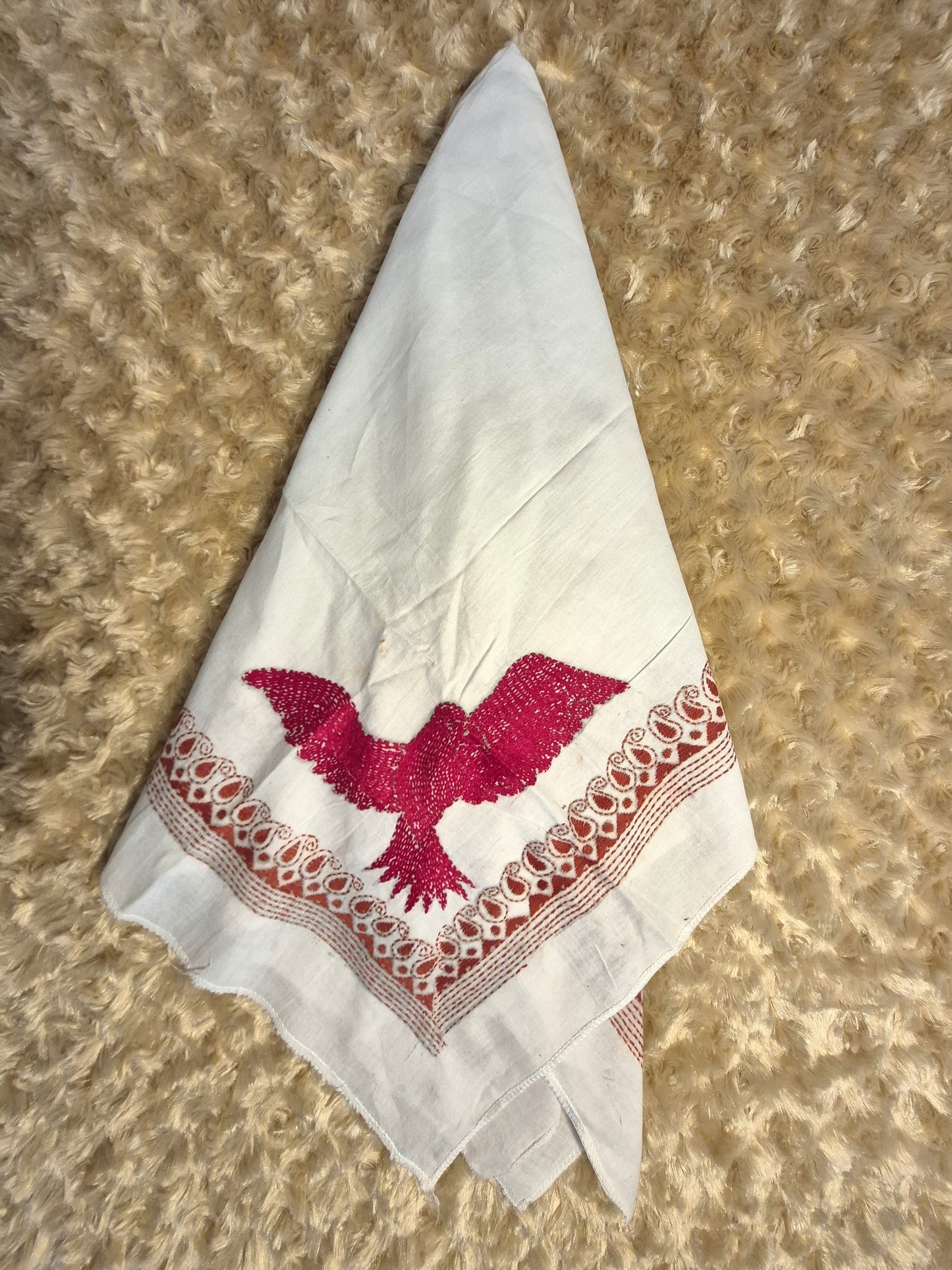 Cotton teapoy table cloth