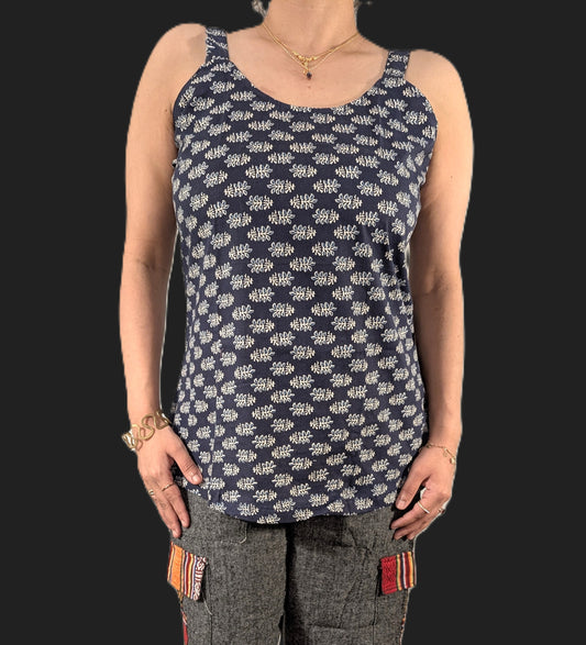Women’s Cotton Spaghetti Strap Top/ Printed Summer Cami