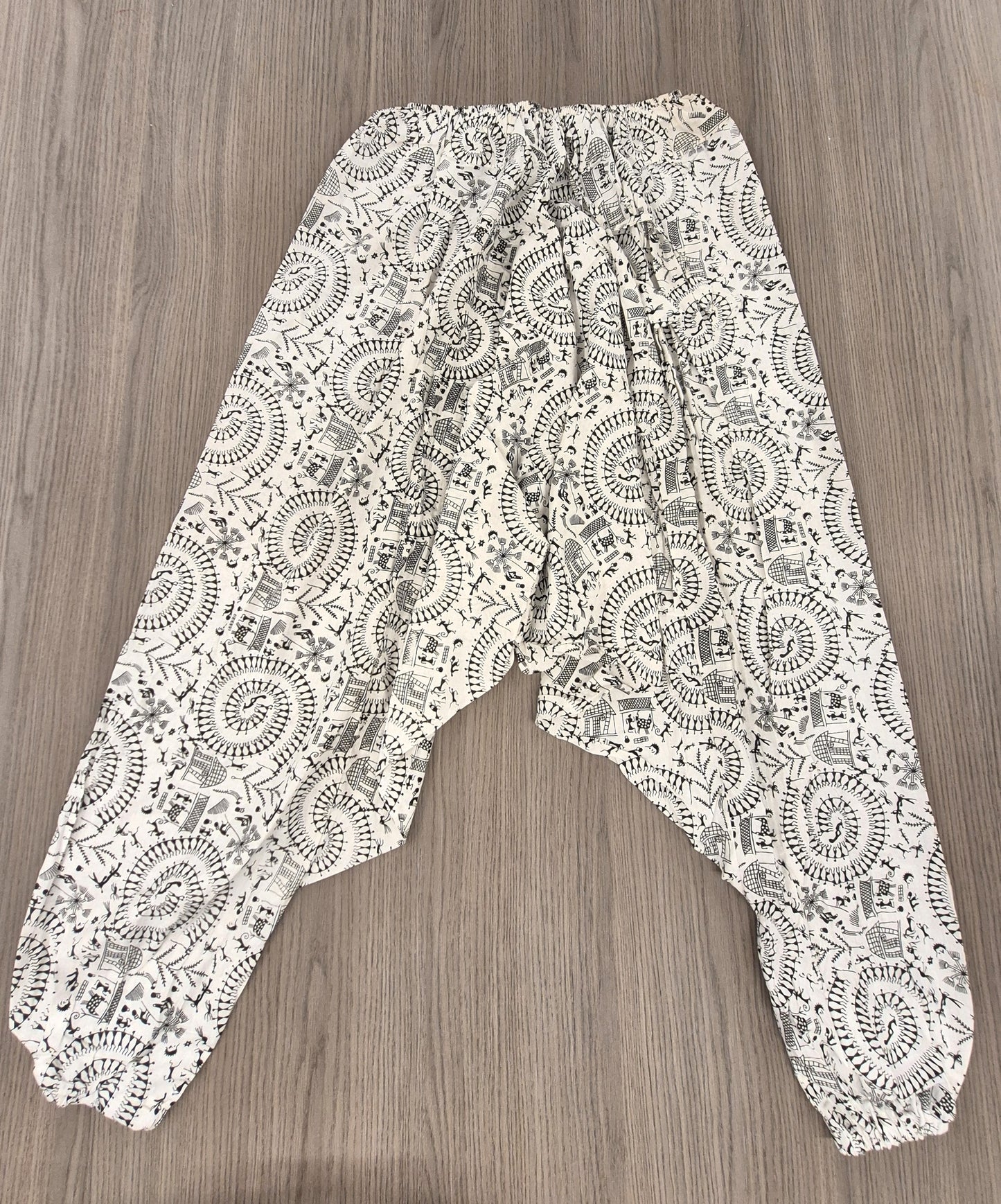 Cotton Printed Harem Pant/Cotton Boho Hippie Casual Oversized Pant