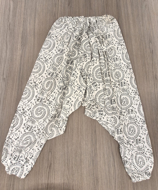 Cotton Printed Harem Pant/Cotton Boho Hippie Casual Oversized Pant