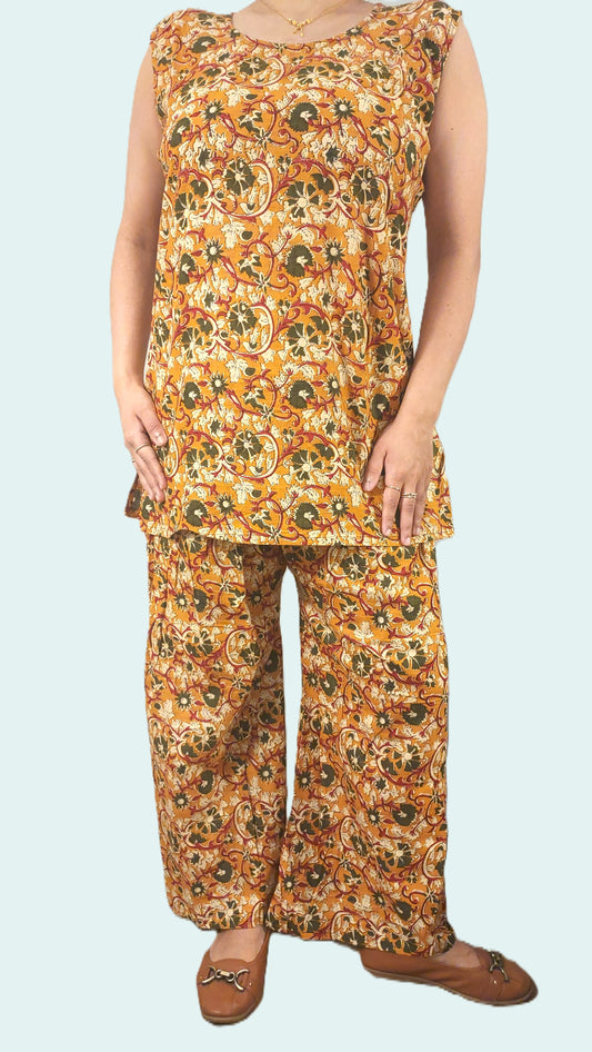Elegant Cotton Printed Co-ord Set for Women