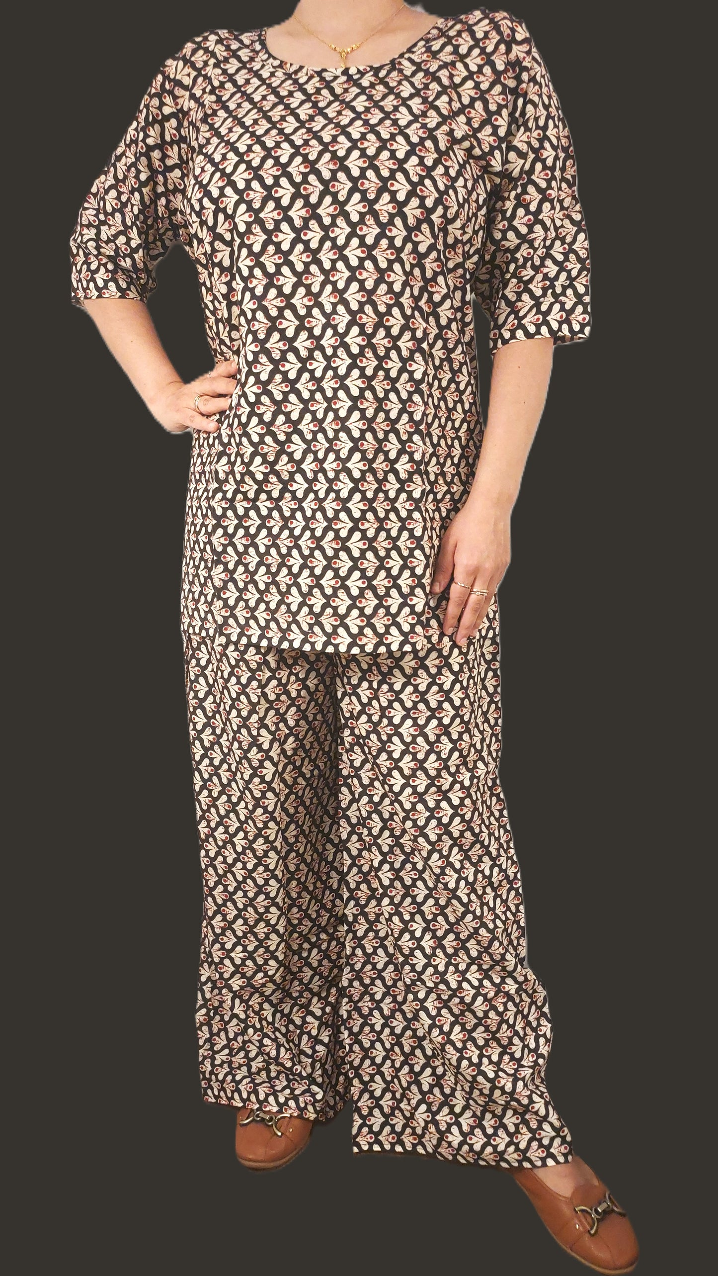 Elegant Cotton Printed Co-ord Set for Women