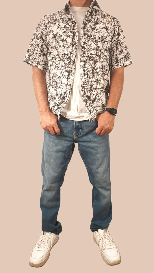 Stylish Printed Cotton Shirt for Men