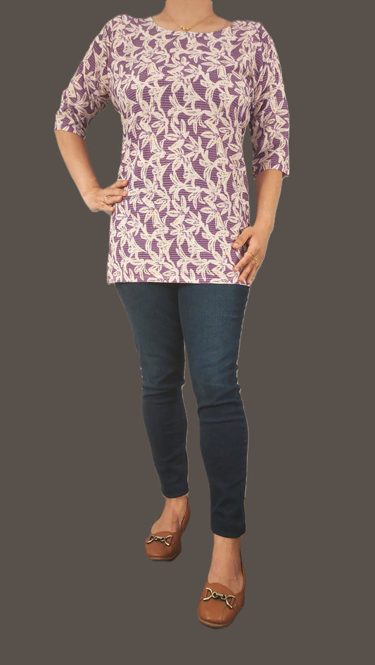 Printed Cotton Short Tunic/Kurti for Women