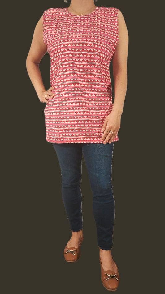Printed Cotton Short Tunic/Kurti for Women