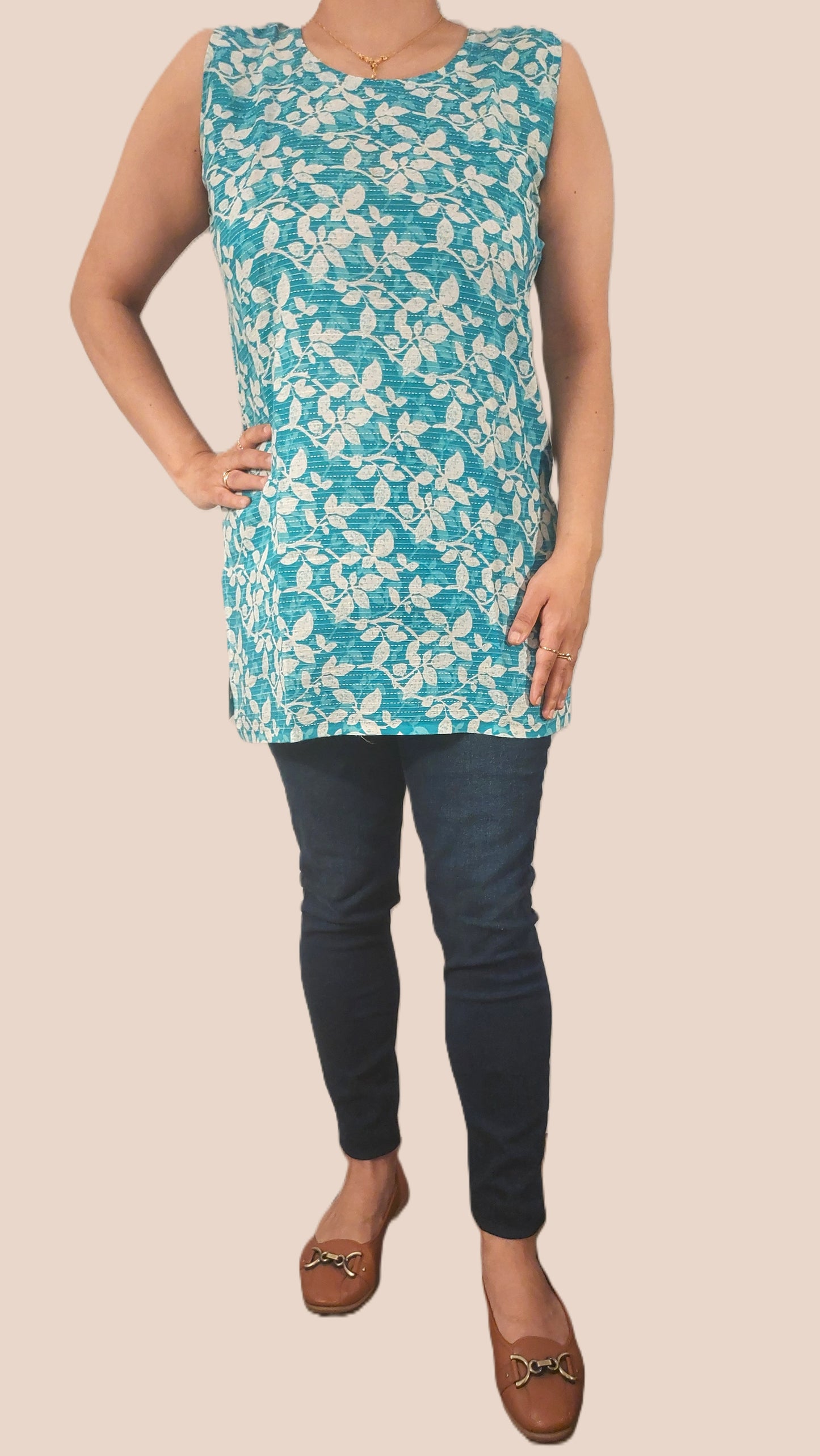 Printed Cotton Short Tunic/Kurti for Women