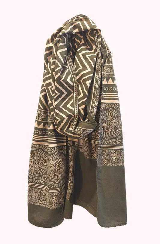 Lightweight Printed Linen Scarf – Soft & Elegant