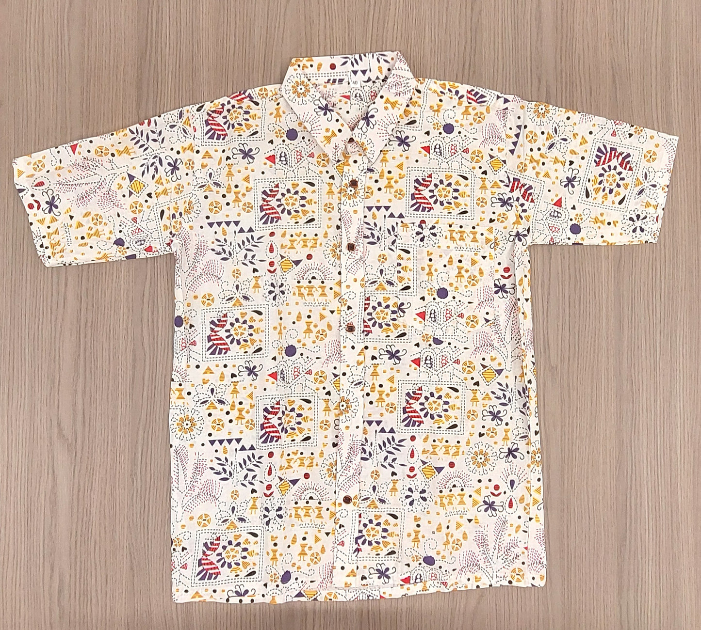 Stylish Printed Cotton Shirt for Men